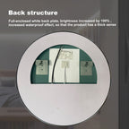 32-Inch LED Bathroom Vanity Mirror with Focused Backplane - Glass