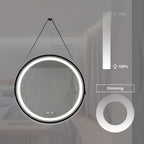 32-Inch LED Bathroom Vanity Mirror with Focused Backplane - Glass